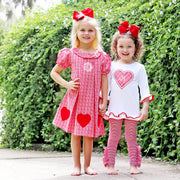 Sweet Valentine Red Plaid Chloe Dress