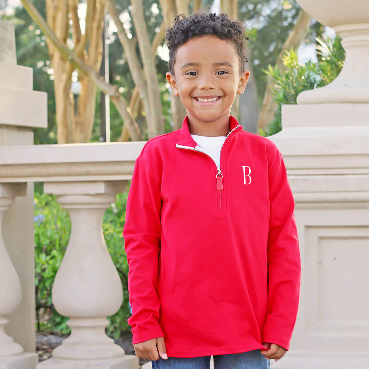 Boys half zip sweatshirt on sale