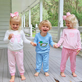 Mallard Applique Blue Jogger Set