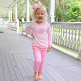 Pink Gingham Jogger Set