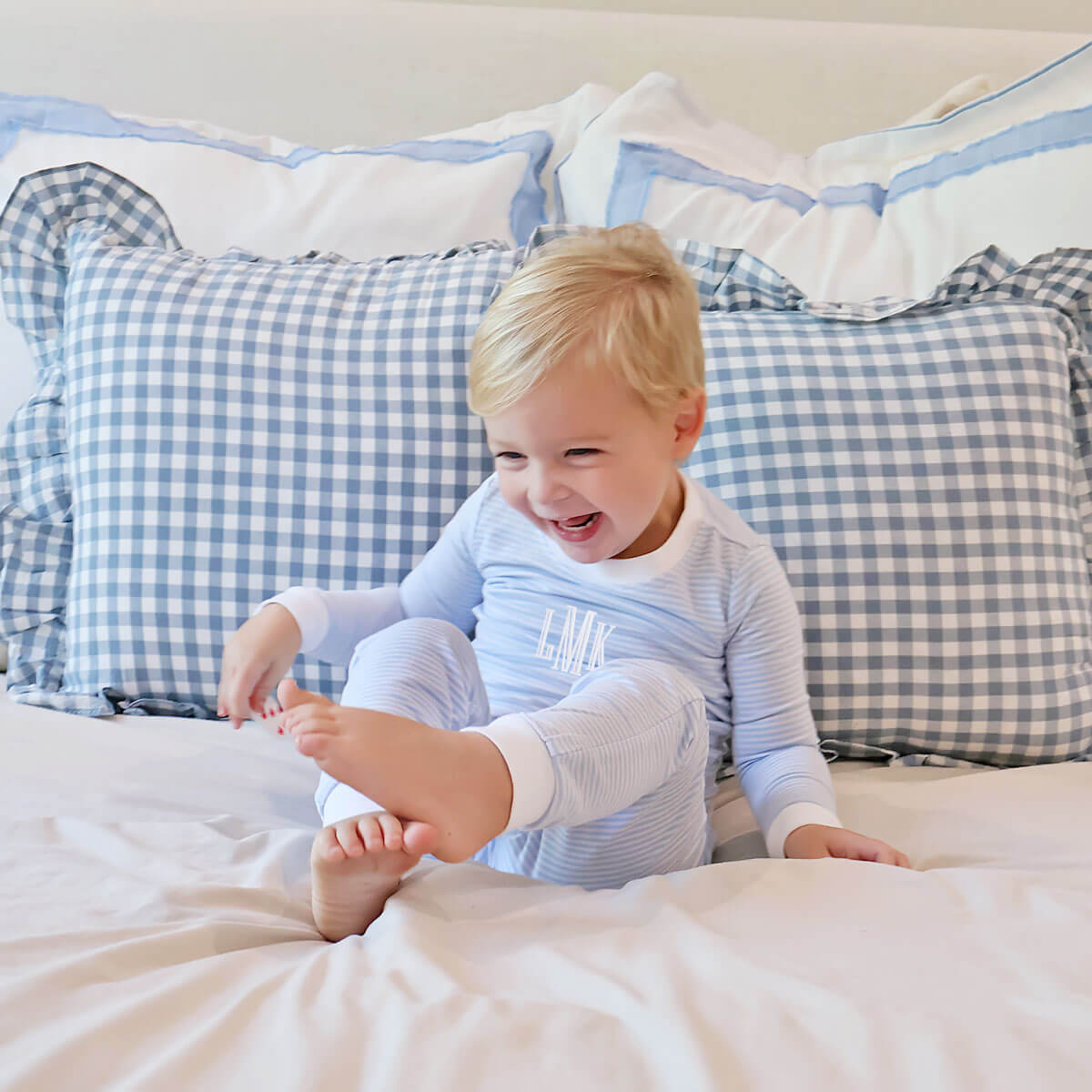 Blue Stripe Pajamas