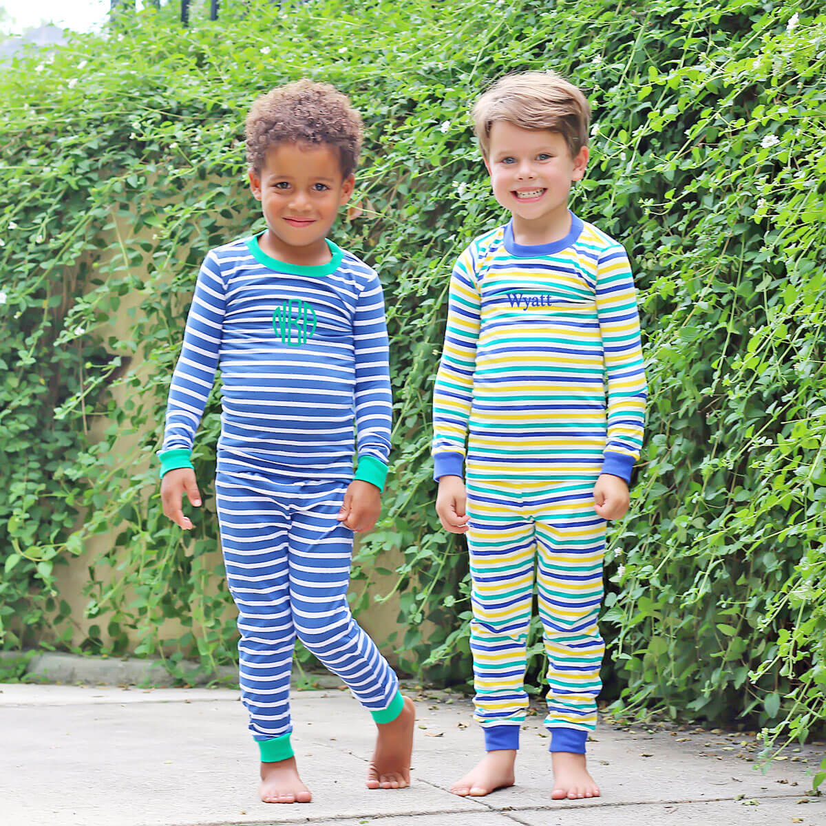 Blue Multi Stripe Pajamas – Classic Whimsy