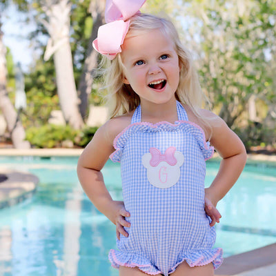 Pastel Mouse Ears One Piece Swimsuit