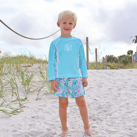 Tropical Island Swim Trunks