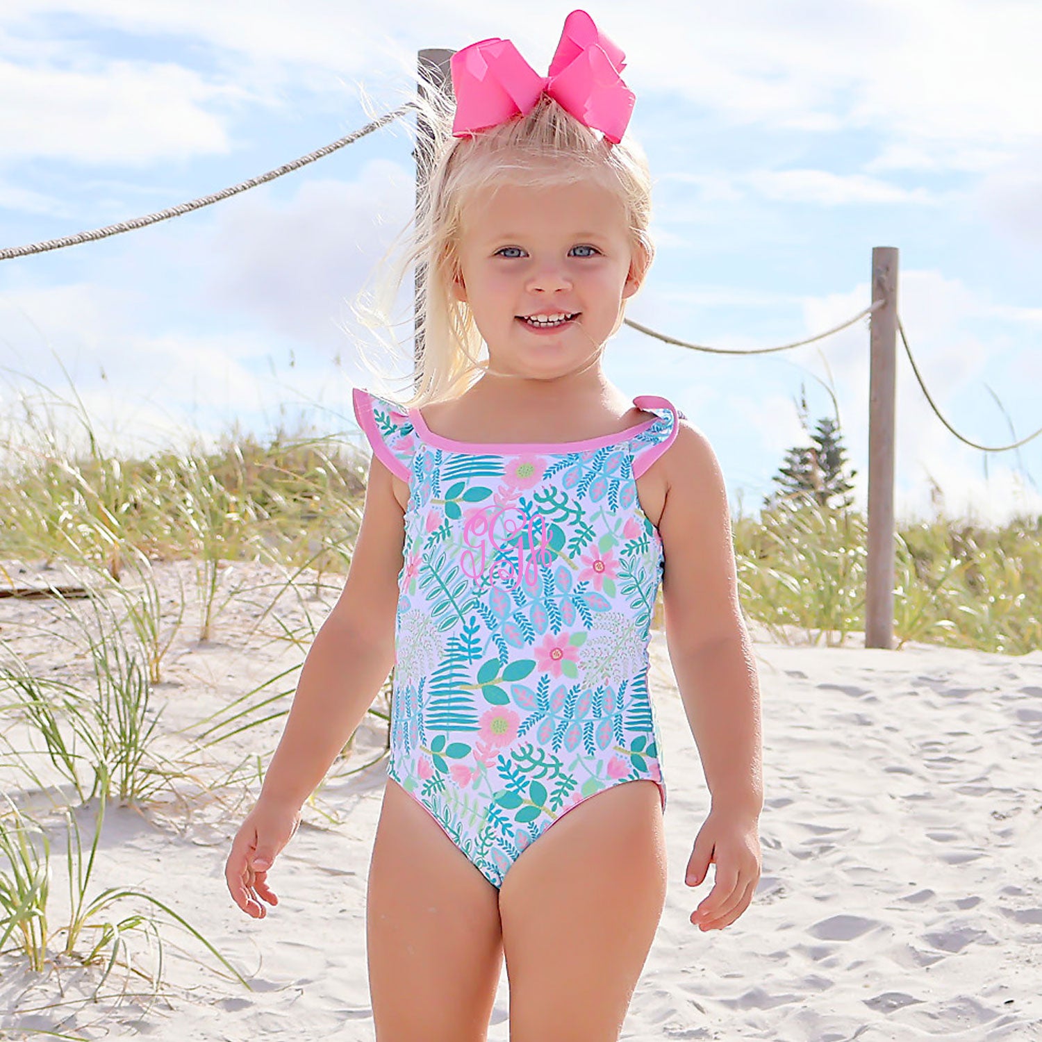 Cute Smocked & Monogrammed Swimwear | Classic Whimsy