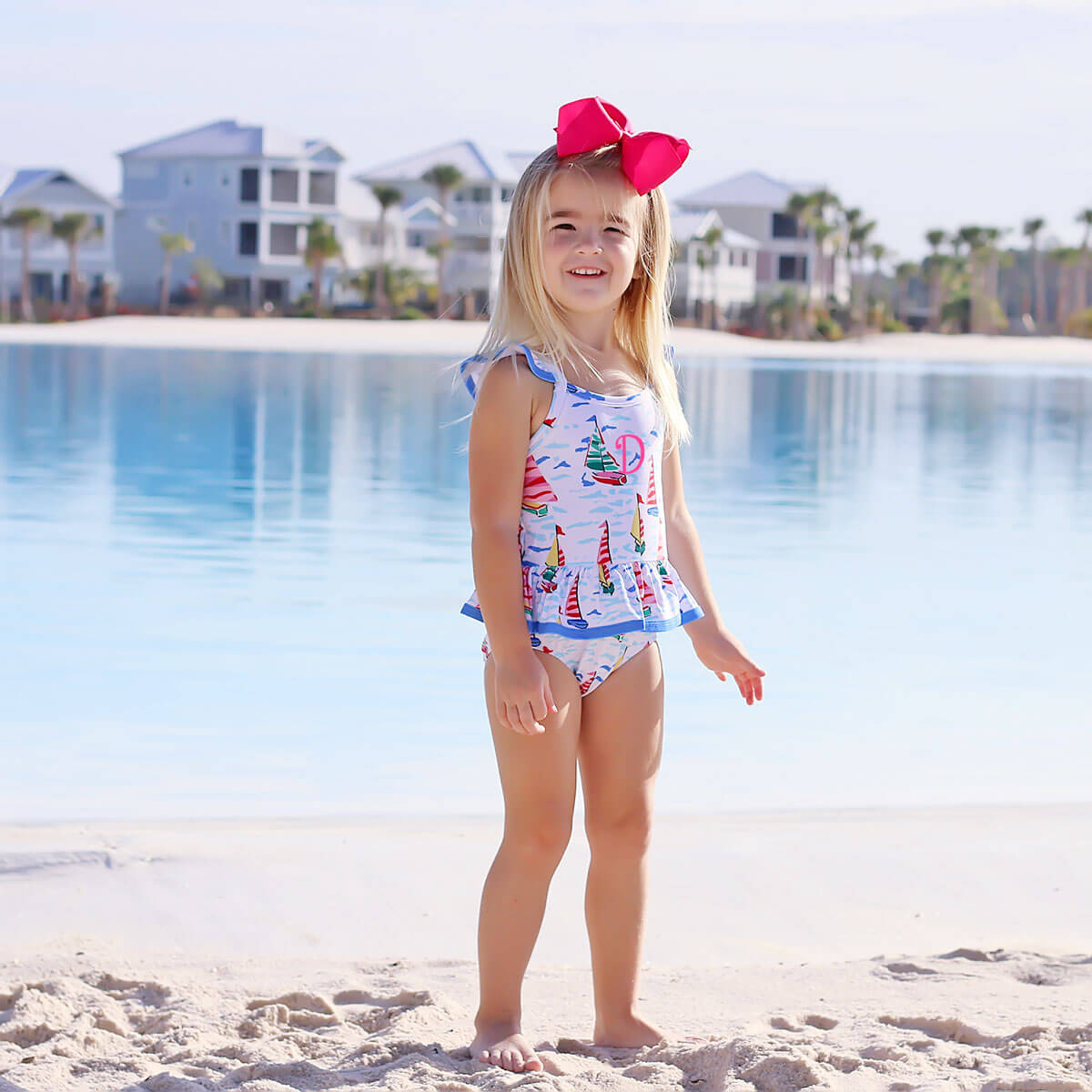 Cute Smocked & Monogrammed Swimwear | Classic Whimsy