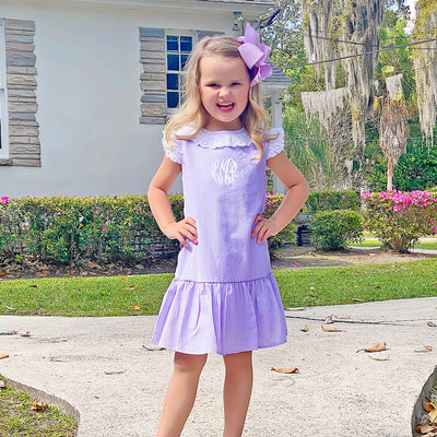 Purple Stripe Brielle Dress