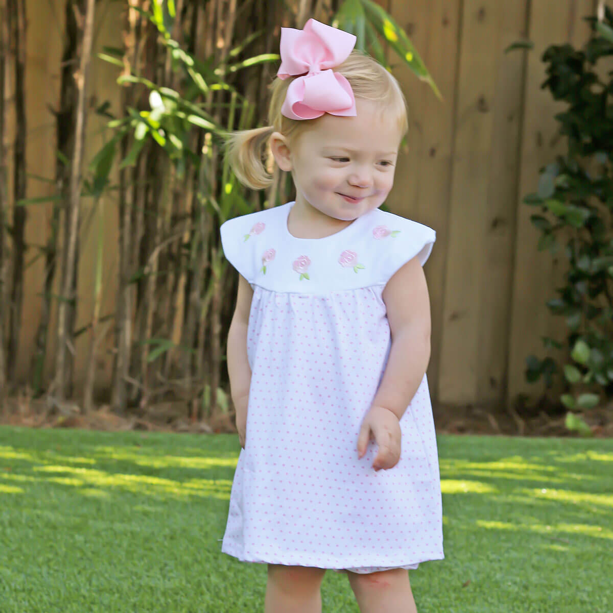Pink Polka Dot Lindsey Dress – Classic Whimsy