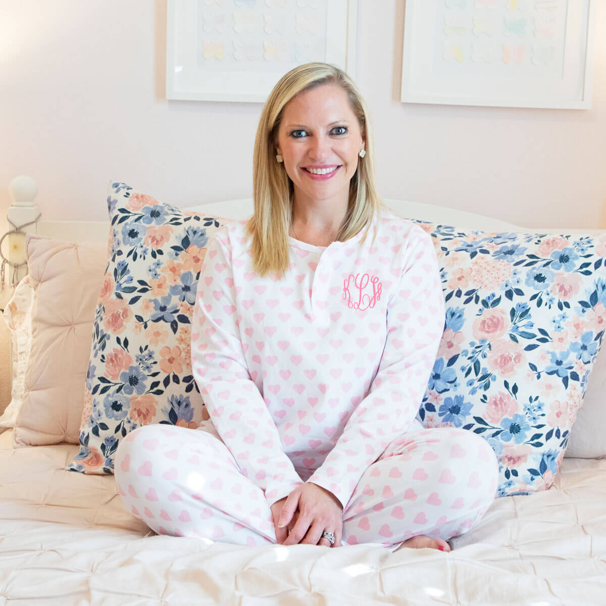 Darling Hearts Mom Pajamas – Classic Whimsy