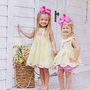 Simply Spring Flowers Yellow Lena Bloomer Set