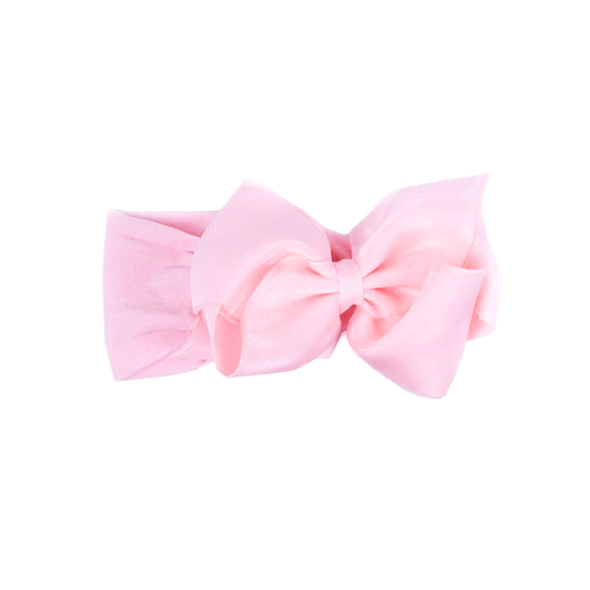 Mini King Organza Overlay Bow Baby Band