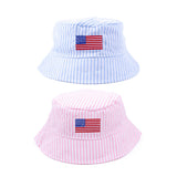 Kids Flag Stripe Sun Hat