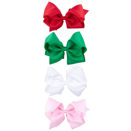 Grosgrain Ribbon Bows (4 Pack)