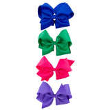 Grosgrain Ribbon Bows (4 Pack)