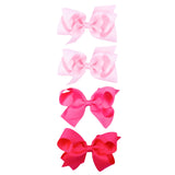 Grosgrain Ribbon Bows (4 Pack)