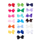 Grosgrain Ribbon Hair Bow Pack (One of Each Color)
