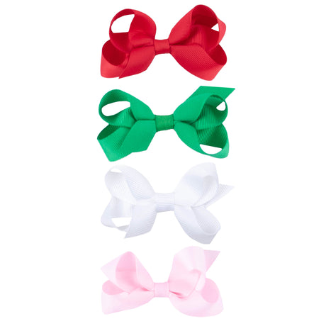 Tiny Grosgrain Ribbon Bows (4 Pack)