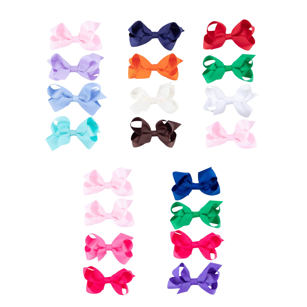 Tiny Grosgrain Ribbon Bows (4 Pack)