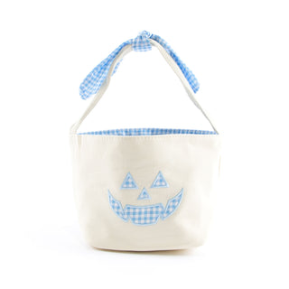 PUMPKIN CANVAS SMALL HALLOWEEN BASKET