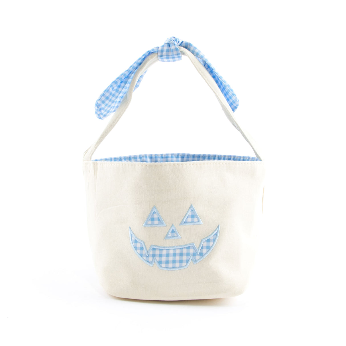 Pumpkin Canvas Small Halloween Basket