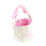 Pumpkin Canvas Small Halloween Basket