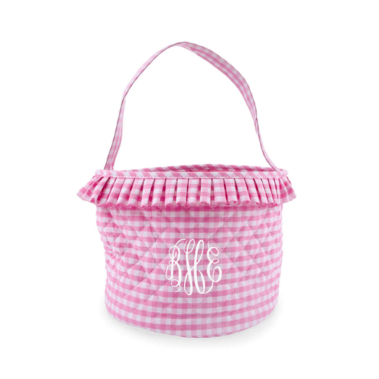 Gingham Quilted Easter Basket