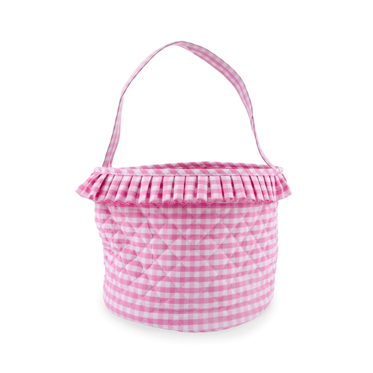Gingham Quilted Easter Basket