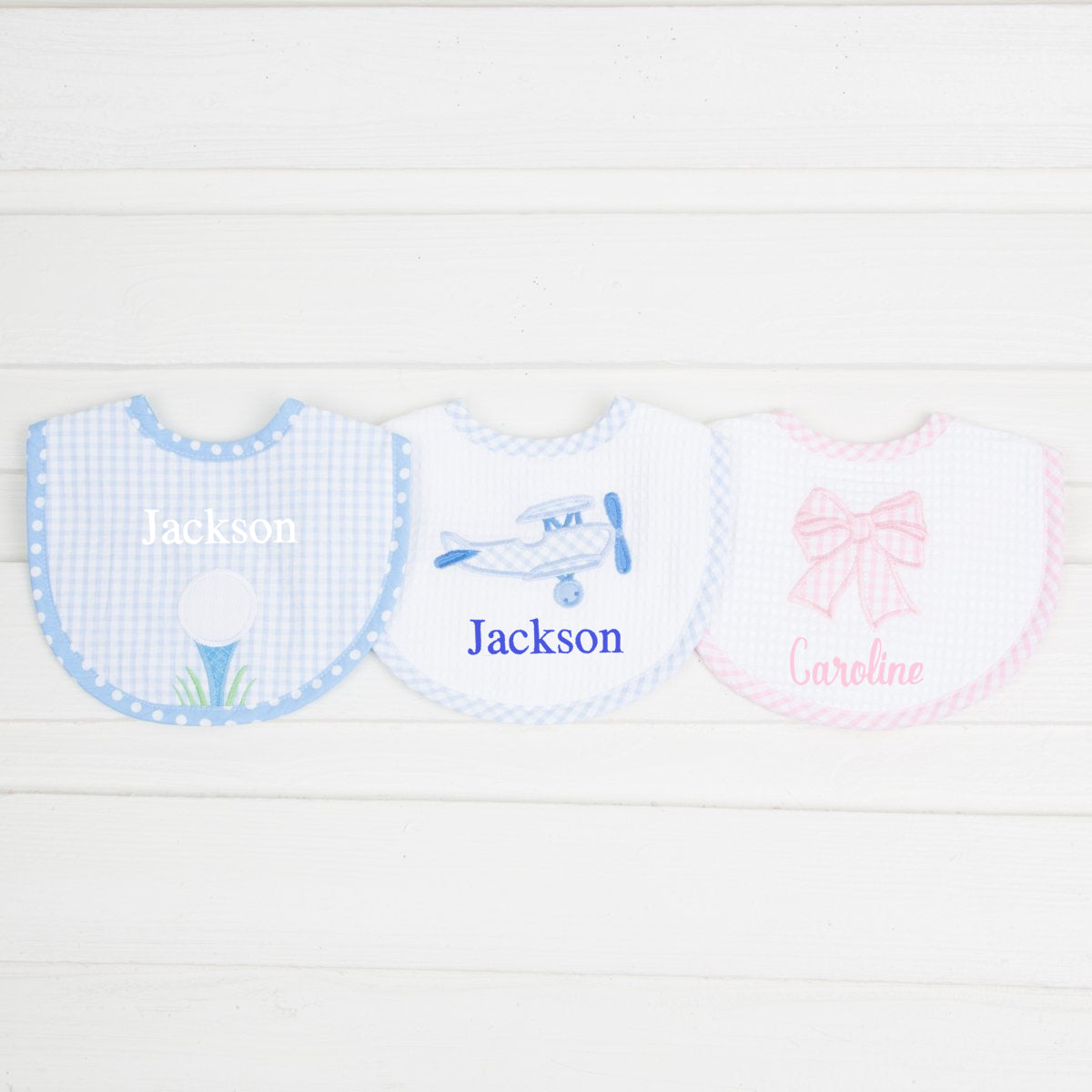 Applique Round Bib