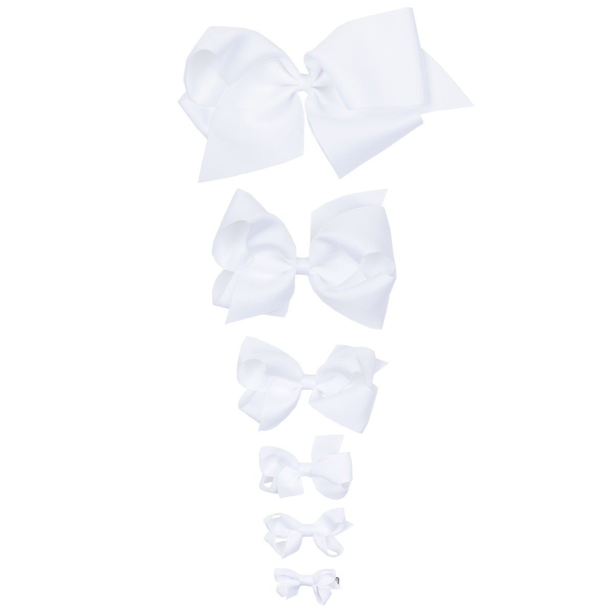 Solid Grosgrain Ribbon Hair Bow