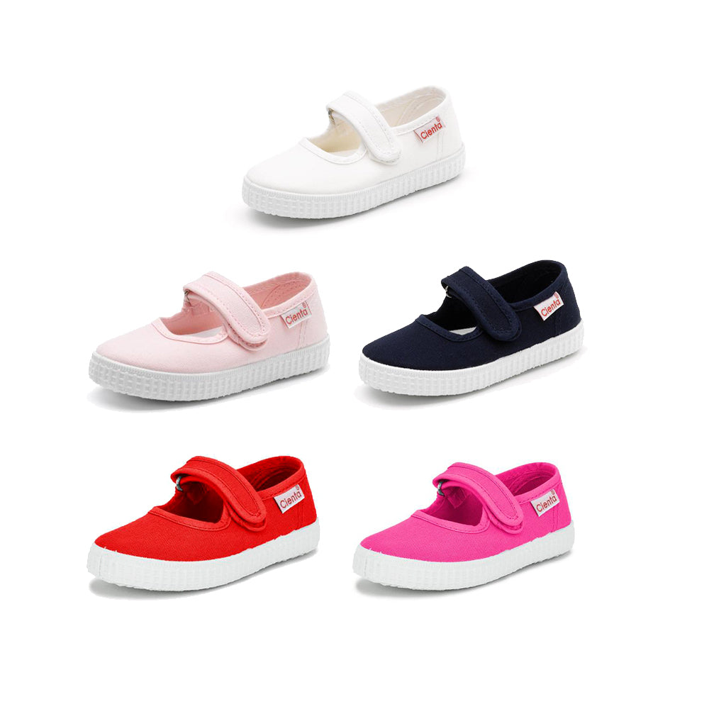 Girls Canvas Mary Jane Shoes – Classic Whimsy
