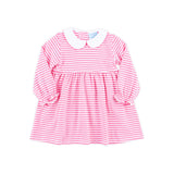 Hot Pink Stripe Riley Dress