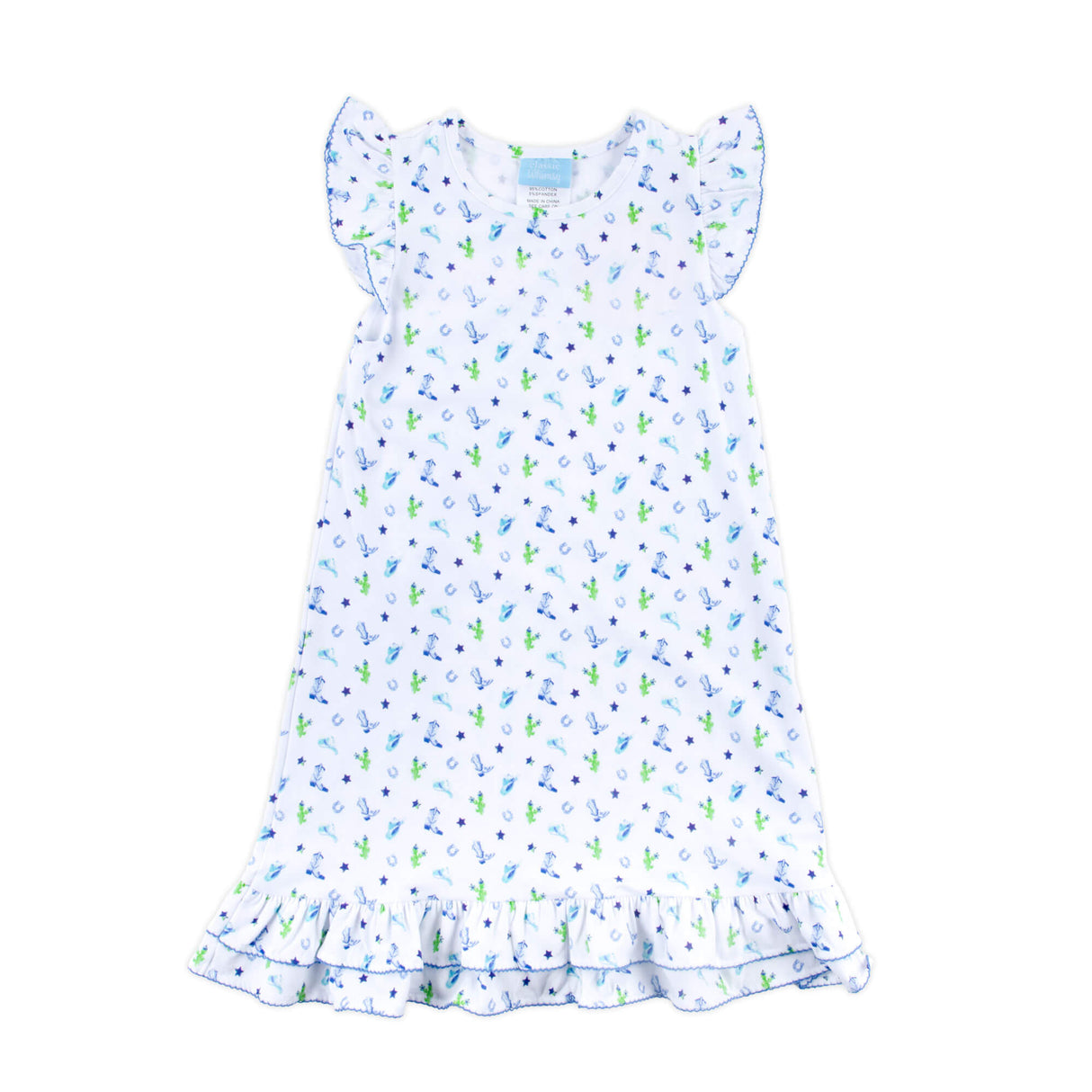 Western Cowboy Blue Adalyn Dress