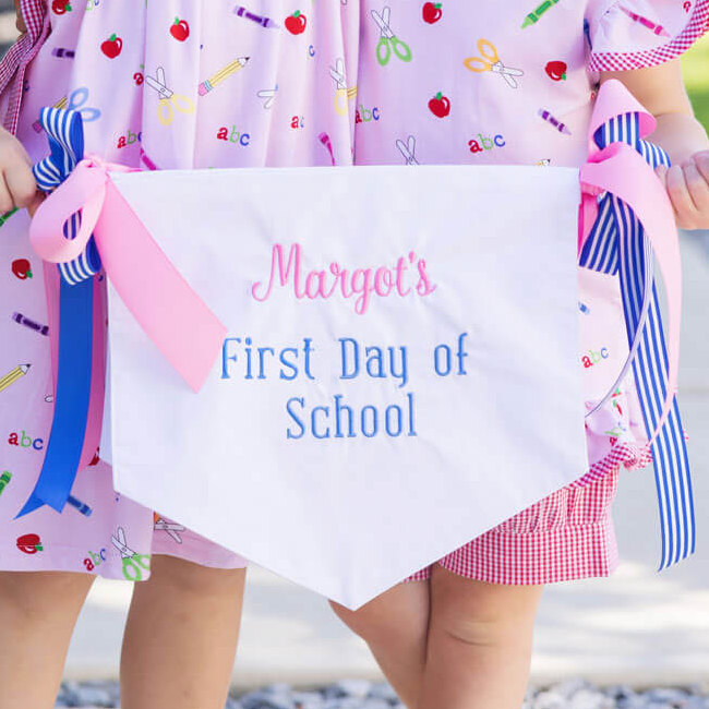 First & Last Day of School Banner