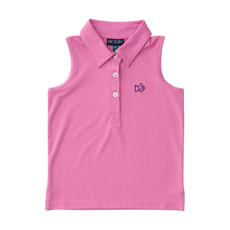 Girls Pro Sleeveless Performance Polo