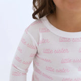 Big Sister Printed Long Sleeve Pajamas