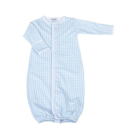 Mini Checks Knit Basic Converter Gown