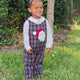 Happy Santa Dunbar Plaid Royal Plaid Longall