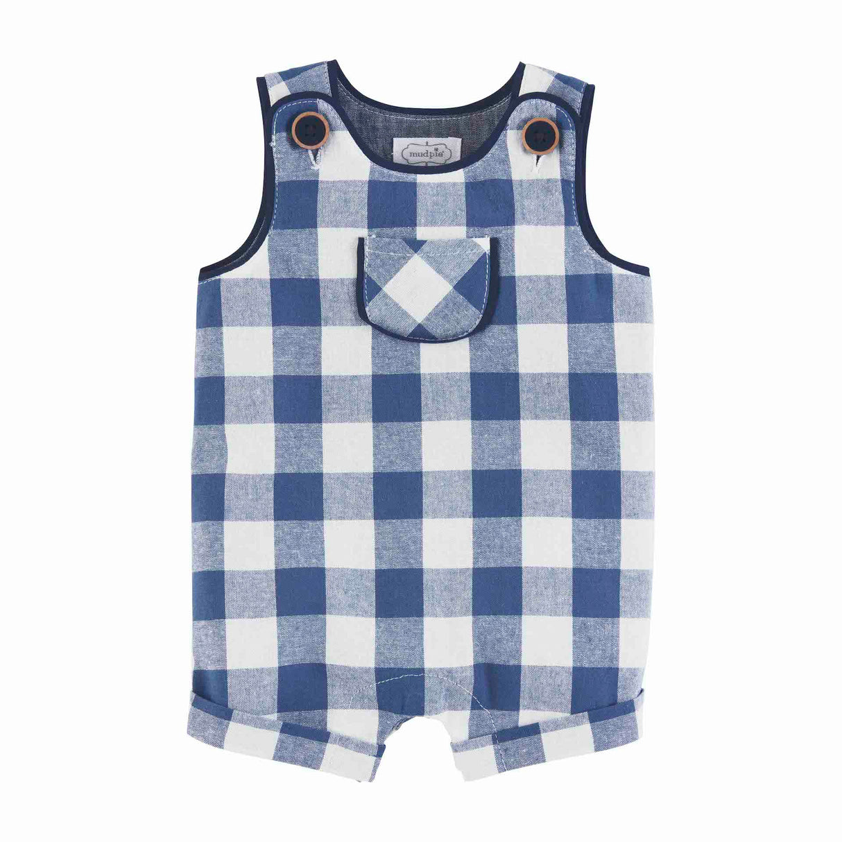 Pocket Blue Plaid Jon Jon