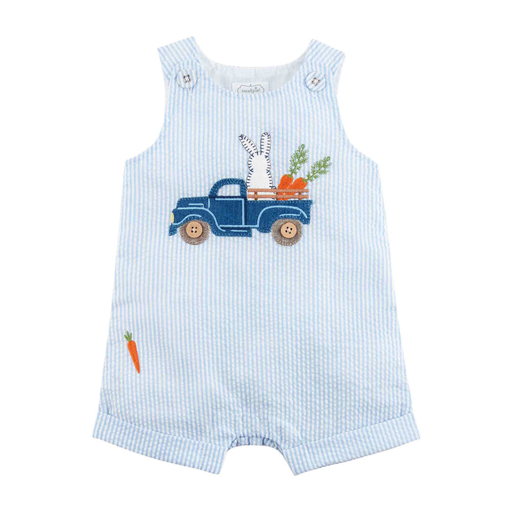 Bunny Truck Seersucker Jon Jon
