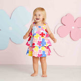 Ruffle Tiered Floral Dress