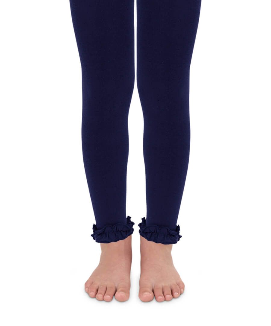 Navy footless tights best sale