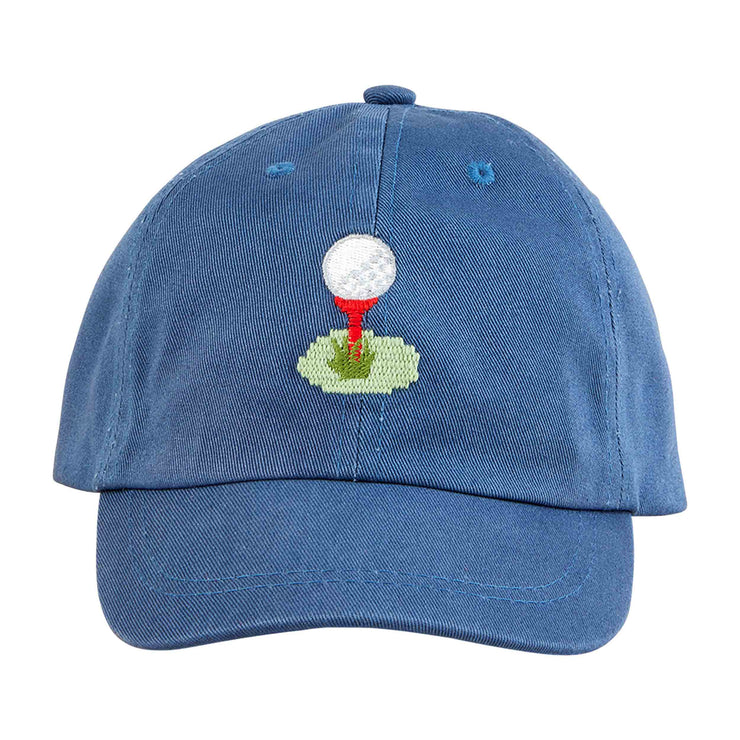Golf Embroidered Blue Hat