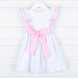 White & Pink Alice Dress