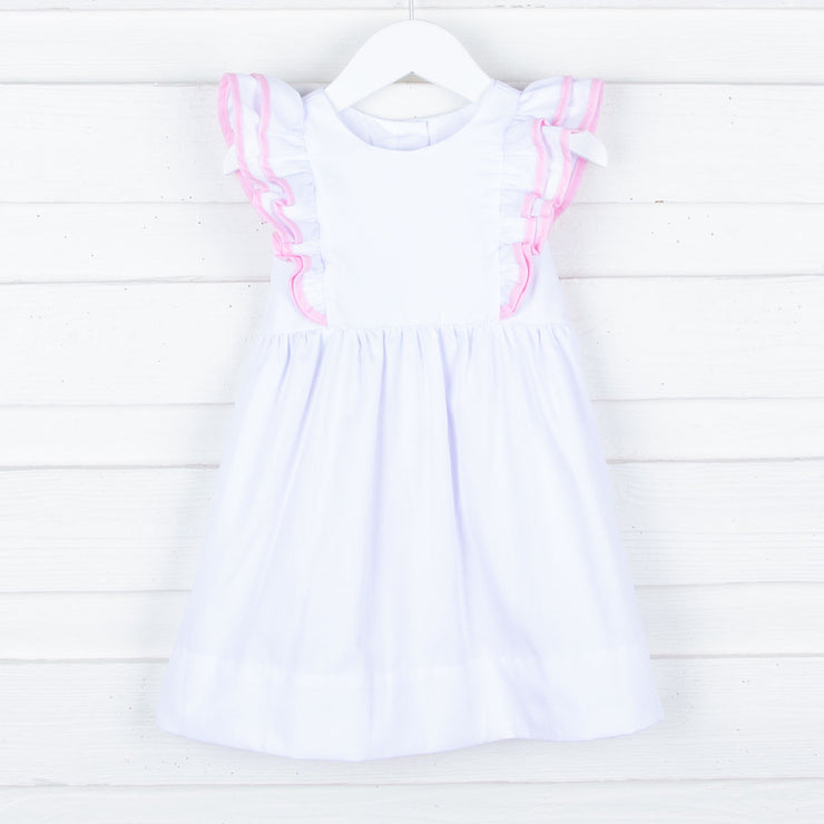 White & Pink Alice Dress