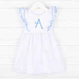 White and Blue Alice Dress