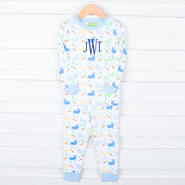 Blue Bunny Wonderland Pajamas