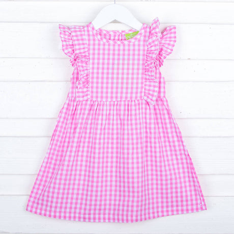 Bubblegum Pink Gingham Kate Dress