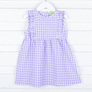 Lavender Plaid Kate Dress