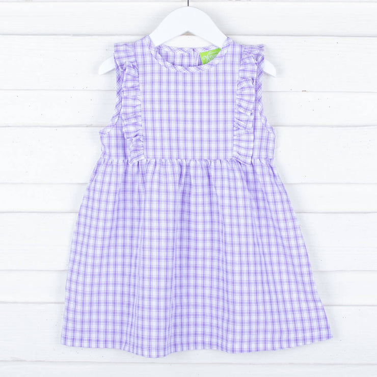 Lavender Plaid Kate Dress