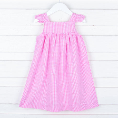 Bubblegum Pink Gingham Amy Dress